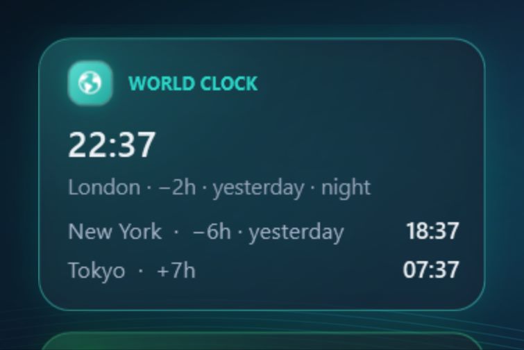 World clocks